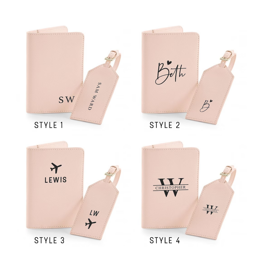Passport Cover and Luggage Tag Set: Travel with Style and Personality