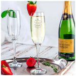 Sparkling Sentiments: Personalised Christmas Champagne Flutes