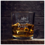 Festive Cheers: Personalised Christmas Whiskey Glasses