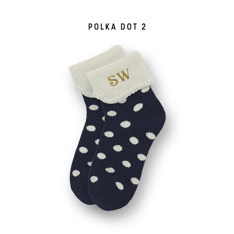 Step into Style: Personalised Embroidered Socks