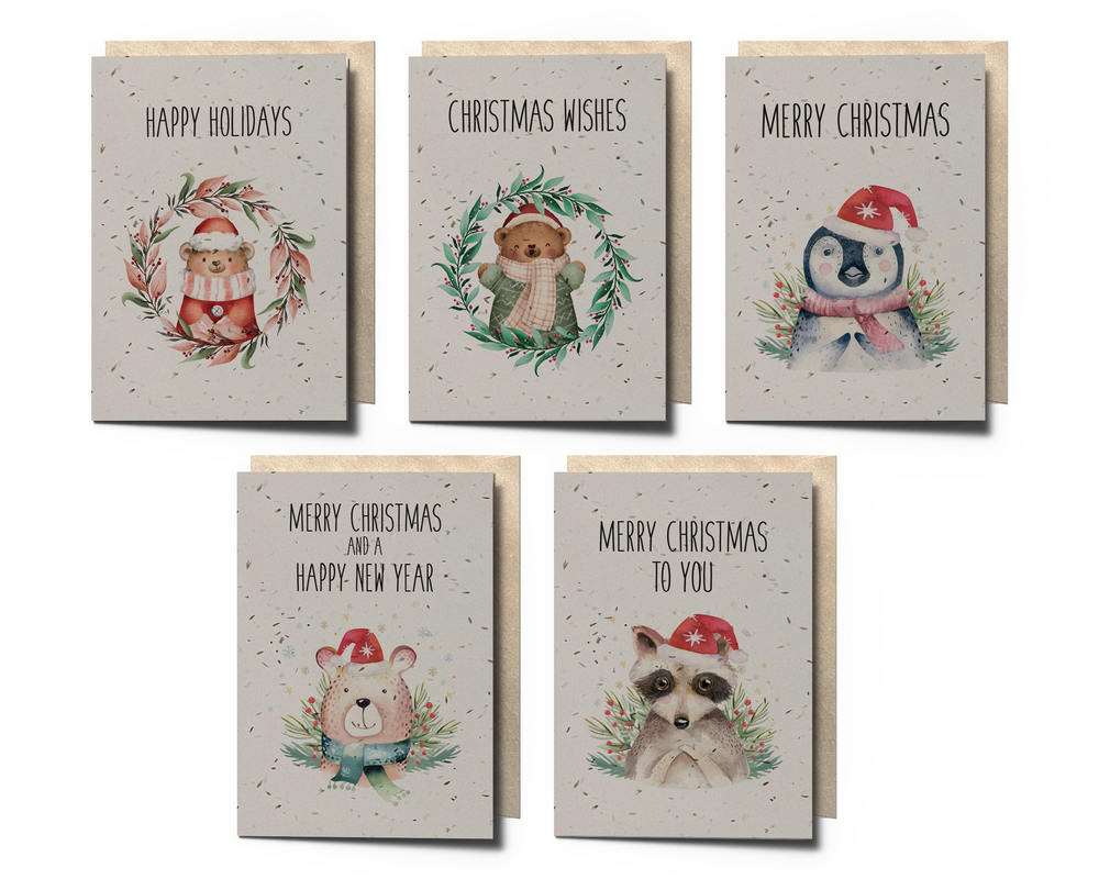 Eco Wishes: Plantable Christmas Cards