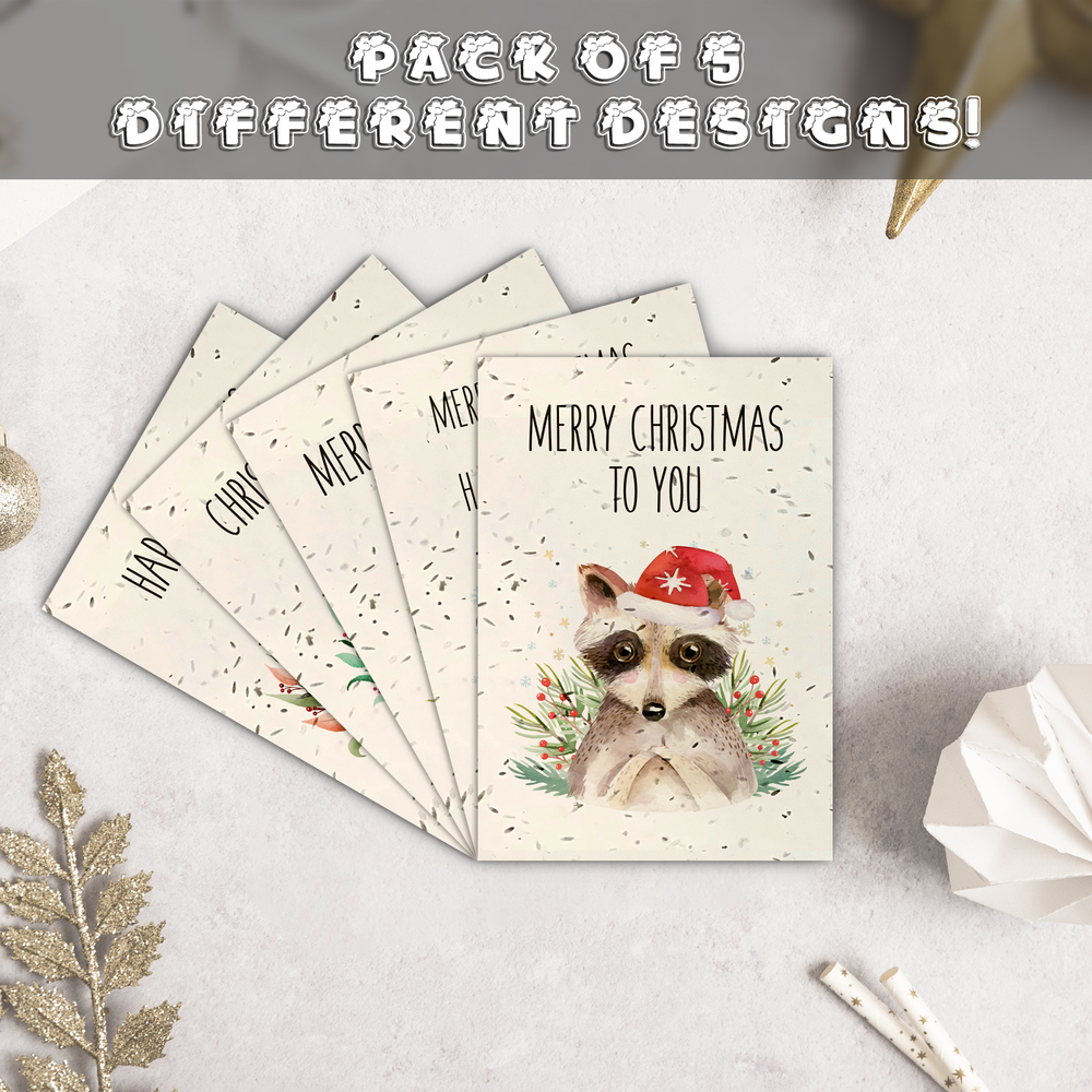 Eco Wishes: Plantable Christmas Cards