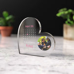 Personalised Mother's Day Mum Heart Love Photo Crystal Acrylic Block | First Mothers Day Gift | Mother's Day Photo