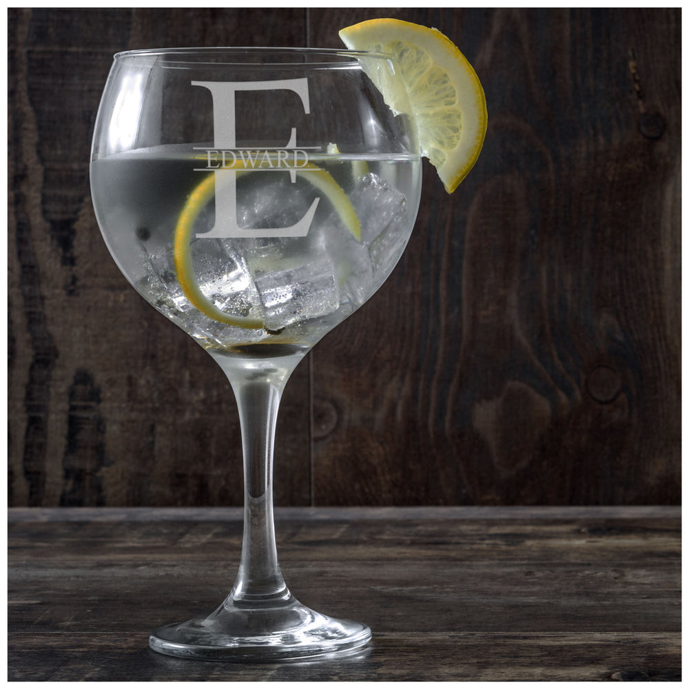 Signature Sips: Personalised Gin Glasses