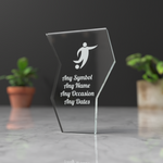 Personalised Glass Award Trophy Award Plaque, Various Trophies and Styles, 15mm Thick