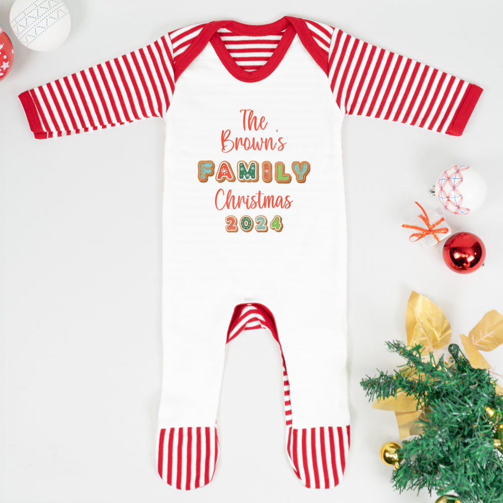 Personalised matching family Christmas pyjamas - Family Christmas 2024