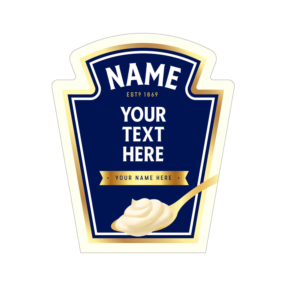 Personalised Mayonnaise Bottle Label Sticker – Custom Funny Gift for Birthday or Anniversary – Fits Most Heinz Bottles – UV Printed Vinyl