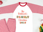 Personalised matching family Christmas pyjamas - Family Christmas 2025