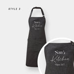 Personalised Apron – Stylish Cooking Apron with Custom Name