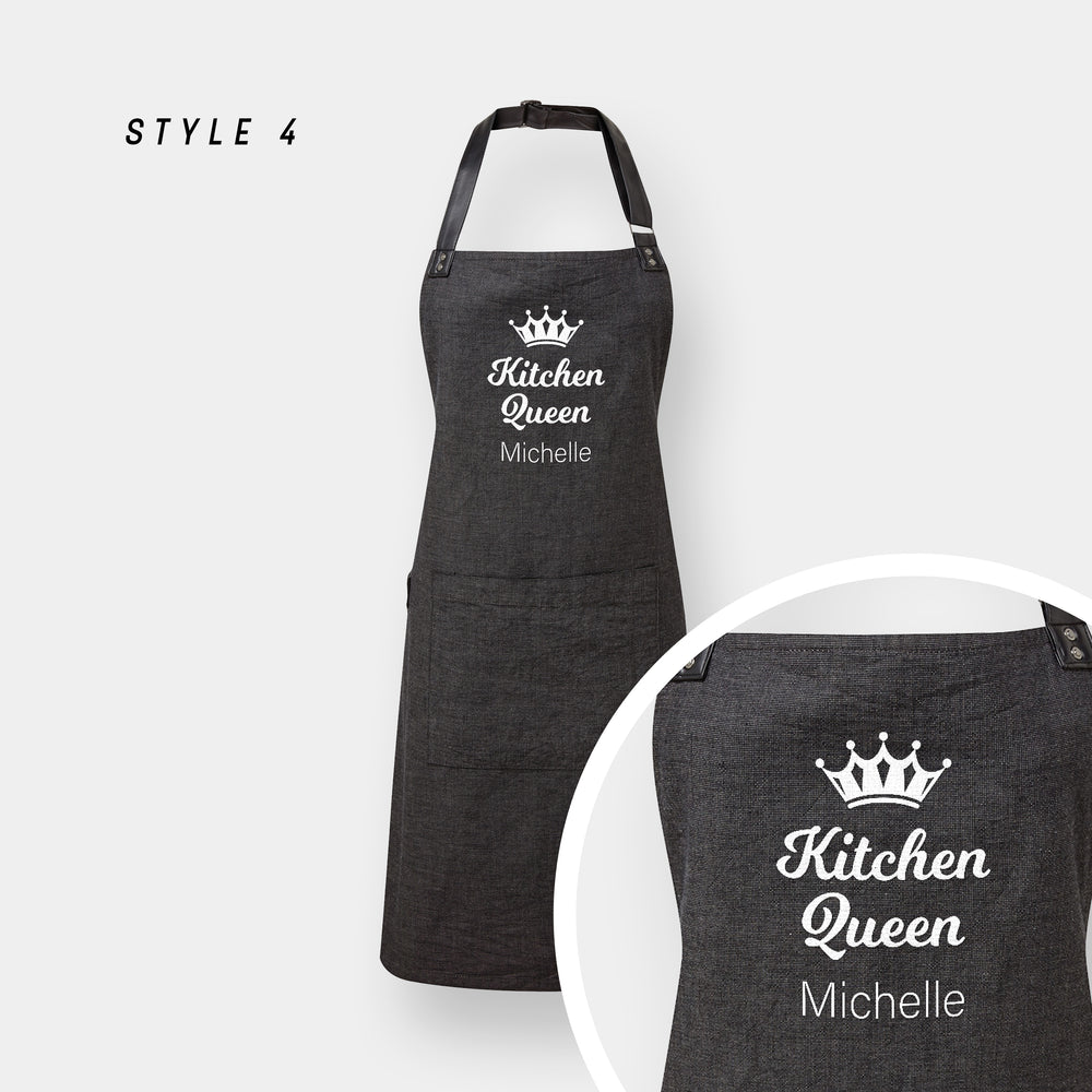 Personalised Apron – Stylish Cooking Apron with Custom Name