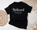 Personalised Hen Party T-Shirts – Custom Bride Squad & Bridesmaid Shirts (Style 3)