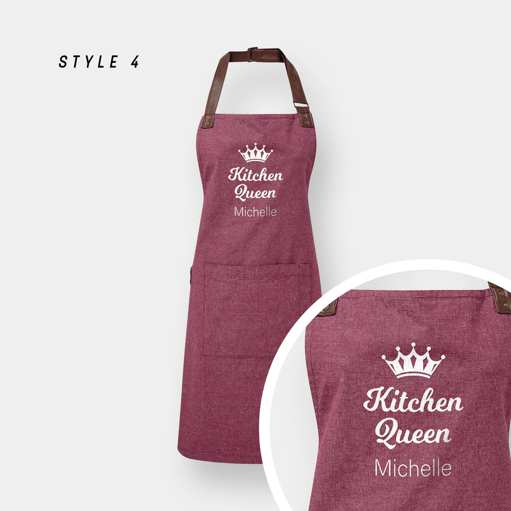 Personalised Apron – Stylish Cooking Apron with Custom Name