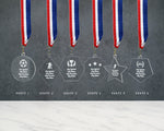 Personalised Acrylic Medal – Custom Sports Award – Runner-Up or Achievement Medal – Trophy Alternative for Events & Ceremonies