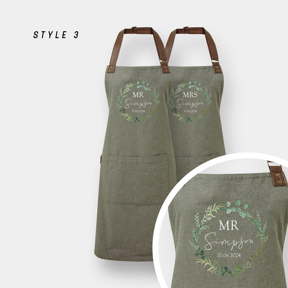 Personalised Couples Aprons – Custom Aprons for Cooking Enthusiasts