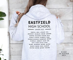 School Leavers Hoodie - Featuring School Name, Leavers 2025 Style C