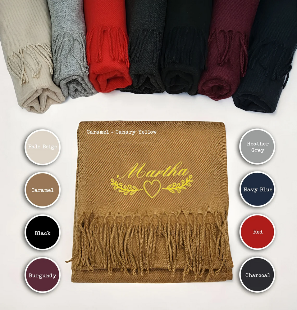 Luxury Personalised Scarves: Elegance with a Personal Touch 🌟