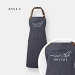 Personalised Apron – Stylish Cooking Apron with Custom Name