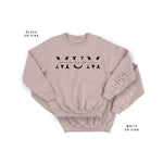 Personalised Mum Monogram Sweatshirt – Custom Names on Chest & Sleeve