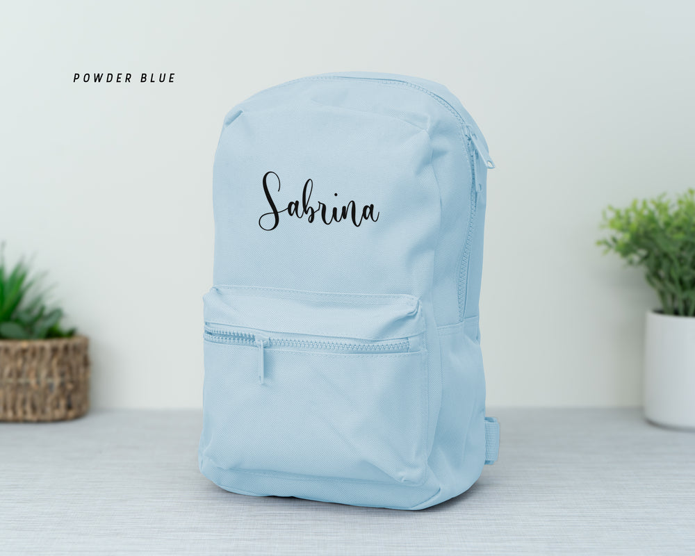 Personalised Name Backpack for Kids – Custom Back to School Accessory (Style 2)