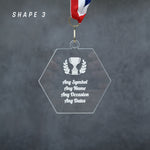 Personalised Acrylic Medal – Custom Sports Award – Runner-Up or Achievement Medal – Trophy Alternative for Events & Ceremonies