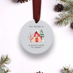 Ceramic Christmas Bauble - Festive Christmas Tree Decoration - Customizable Ornament 🎅🎄