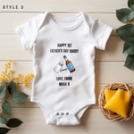 Personalised Father's Day Baby Vest – Soft Cotton, Ideal Gift for New Dad