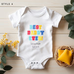 Personalised Father's Day Baby Vest – Soft Cotton, Ideal Gift for New Dad