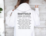 School Leavers Hoodie - Featuring School Name, Leavers 2025 Style C