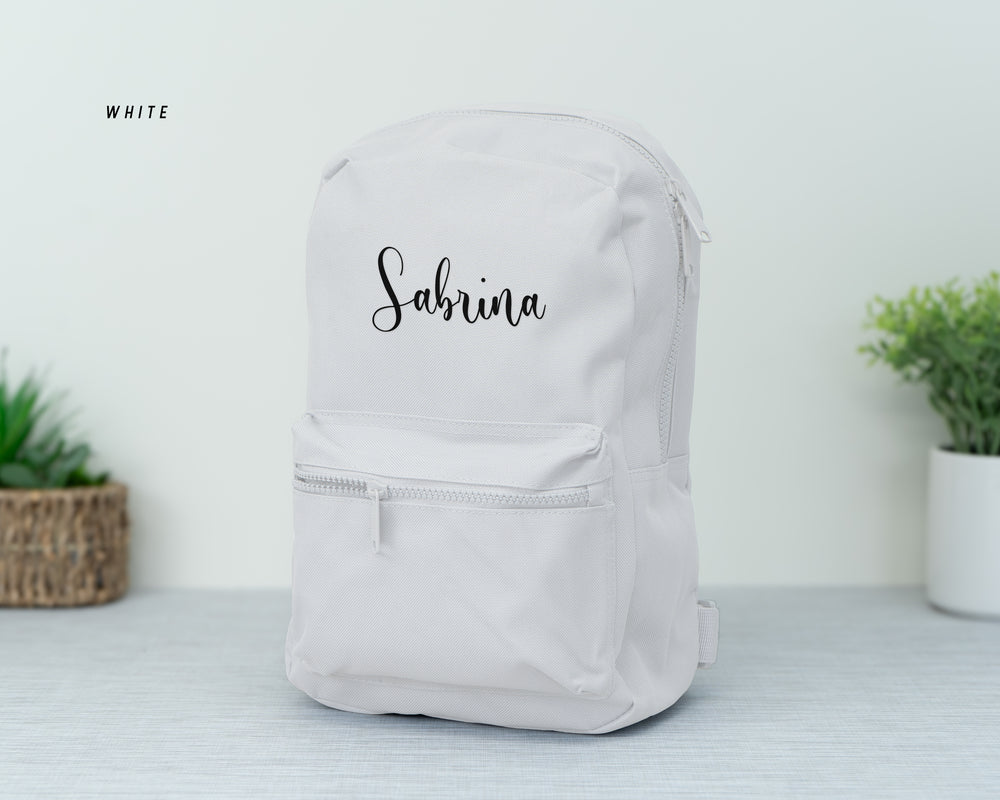 Personalised Name Backpack for Kids – Custom Back to School Accessory (Style 2)