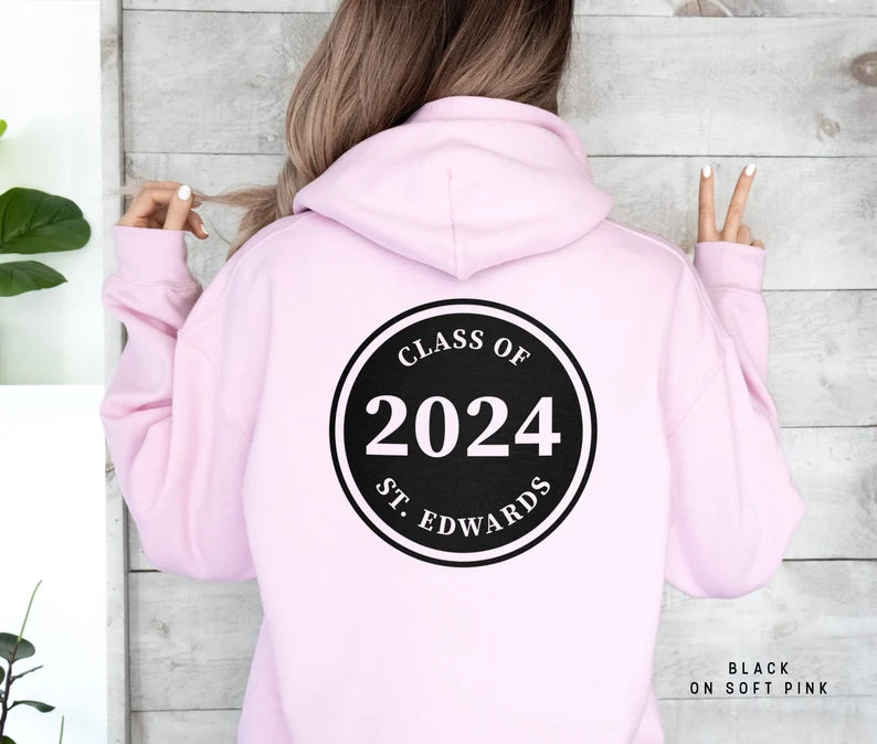 School Leavers 2024 Hoodie - Class Of 2024 Style 2