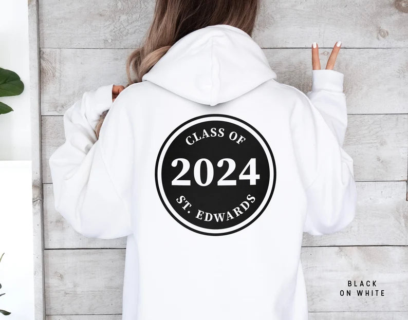 School Leavers 2024 Hoodie - Class Of 2024 Style 2