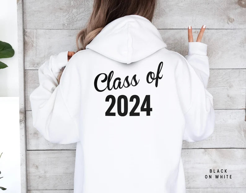 School Leavers 2024 Hoodie - Class Of 2024 Style 1