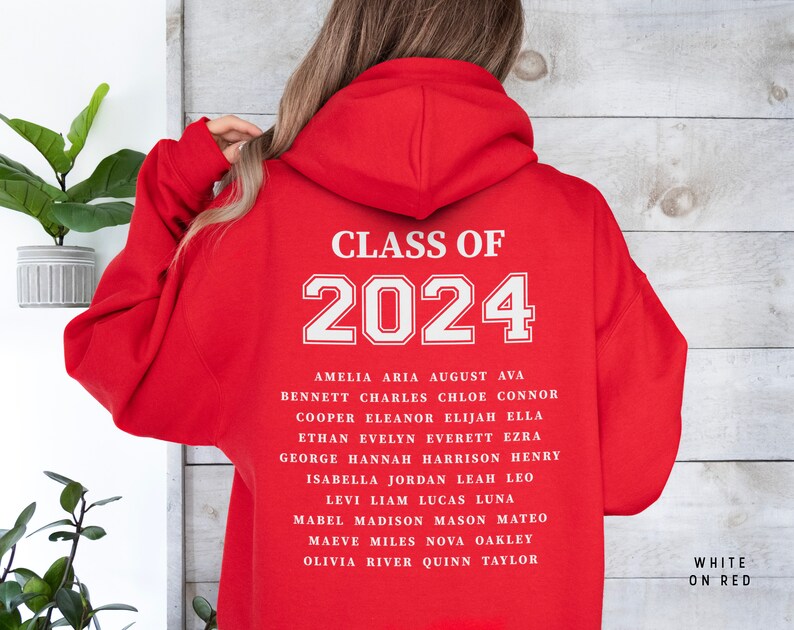 School Leavers Hoodie 2024 - End Of Term Year Style 3