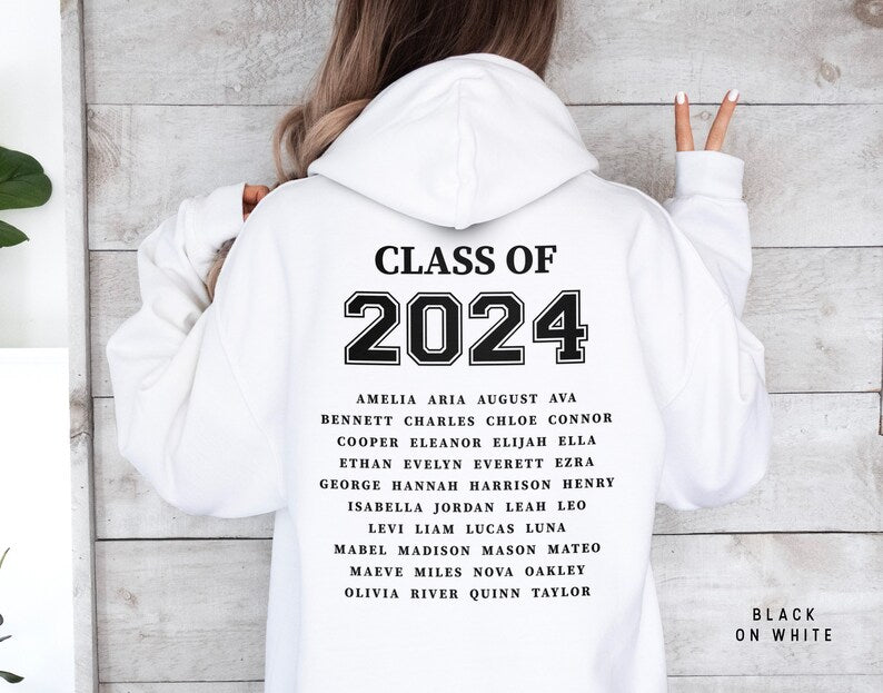 School Leavers Hoodie 2024 - End Of Term Year Style 3
