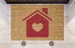 Home Is Where the Heart Is - Personalised Coir Doormat