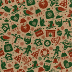 🎄 Eco-Friendly Kraft Christmas Wrapping Paper - Festive & Recyclable 🎁 Gift Wrap in 8 Cheerful Patterns ❄️