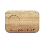 Personalised Engraved Tea and Biscuit Board | Coffee and Cake Serving Tray | Unique Gift for Any Occasion