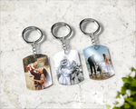 Personalised military style photo dog tag keyring, Any Picture Custom Keychain