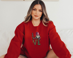 🎅 Festive Gnome Love Jumper - Women's Holiday Sweatshirt - Cozy Christmas Cheer Top 🎄