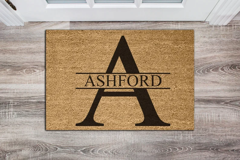 Ashford Monogram Personalised Coir Doormat