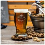 Festive Frosts: Personalised Christmas Pint Glasses