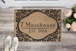 Personalised Door Mat:  A Fusion of Heritage and Elegance 🌹
