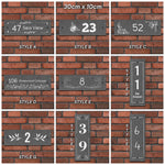 Rustic Slate Door Number, Slate Gate Sign Plaque, Stone Home number + Name Sign, Personalised bespoke slate name door plates