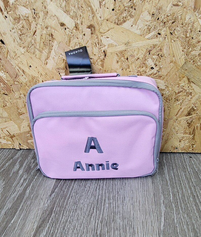 Custom Embroidered Back-to-School Backpack & Lunch Bag Set 🎒🍎
