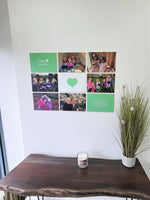Personalised Wall Tile Photos - Wall Collage PhotoTiles Mix and reposition your photo tiles Canvas Alternative Framed Custom Family Portrait
