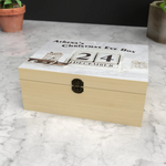 Personalised Festive Wooden Christmas Eve Box - Custom Printed Christmas Eve Keepsake Box 🎄🎁