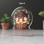 Personalised Acrylic Christmas Snow Globe, Festive Keepsake Ornament, Xmas Decoration 🎁 🎄