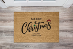 🌟 Personalised Christmas Coir Doormats - Xmas Festive Welcome Doormat Decoration 🎄