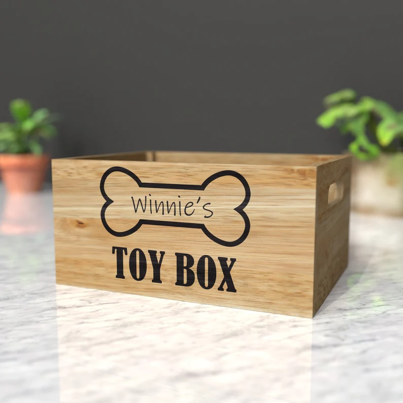Personalised Large Wooden Gift Crate, Gift Box/ Basket / Hamper Alternative Wood Crate, Gardening, Movie, Pet, Father, Mother, Knitting Gift