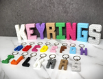 Initial Lego Compatible Keyring letters, Kids Party bag idea, End of school class gift, Pupil Gifts. Childrens party favors, kids keyring.